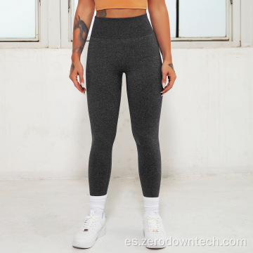 De punto sin costuras de cintura alta ajustados hip-melocotón deportes de cadera correr fitness yoga leggings
